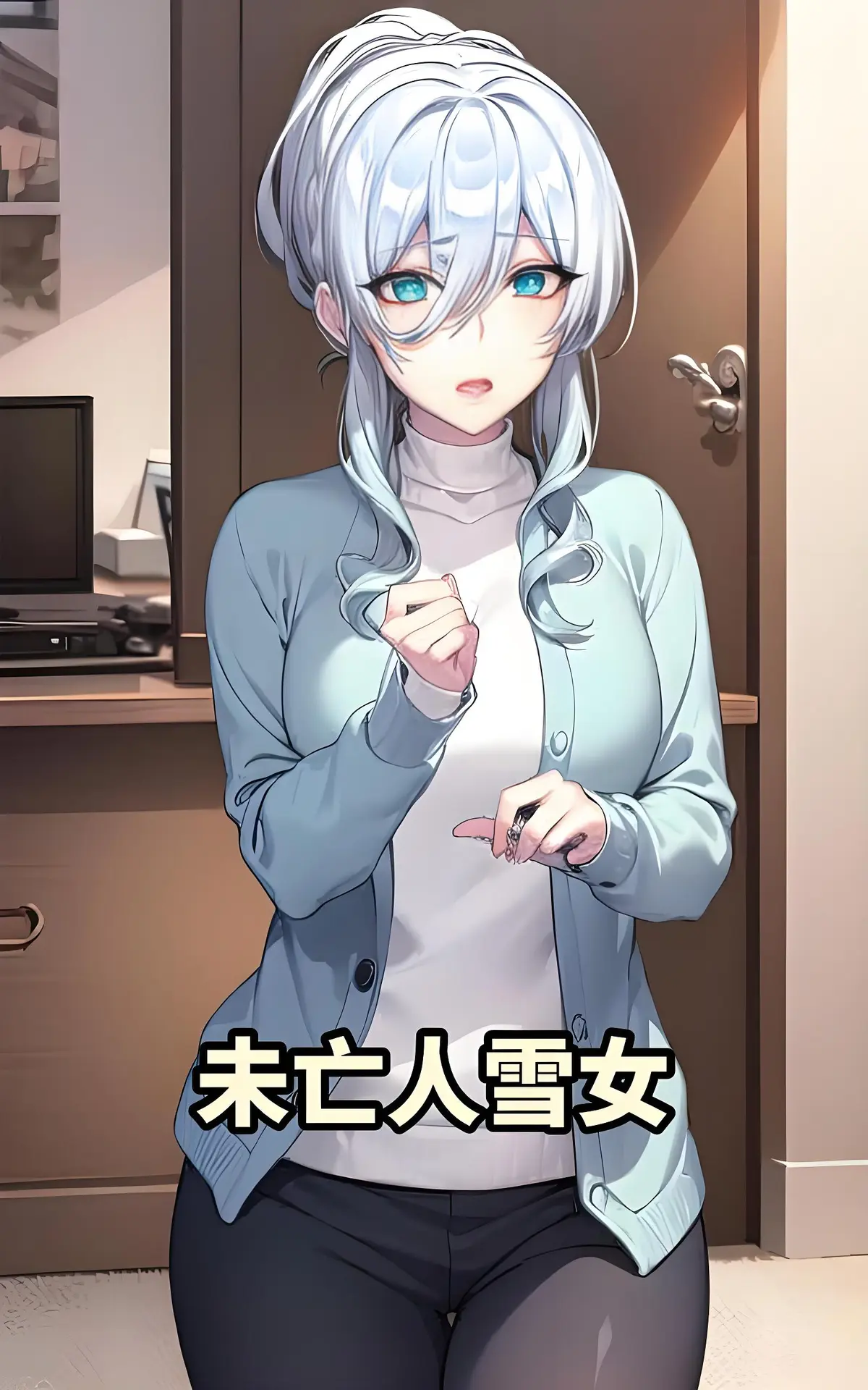 《不擅长交际的未亡人雪女与诅咒戒指》高清在线看 - 学园中暂停时间情节精彩 - 未亡人雪女与诅咒戒指漫画全集 - 免费无删减观看